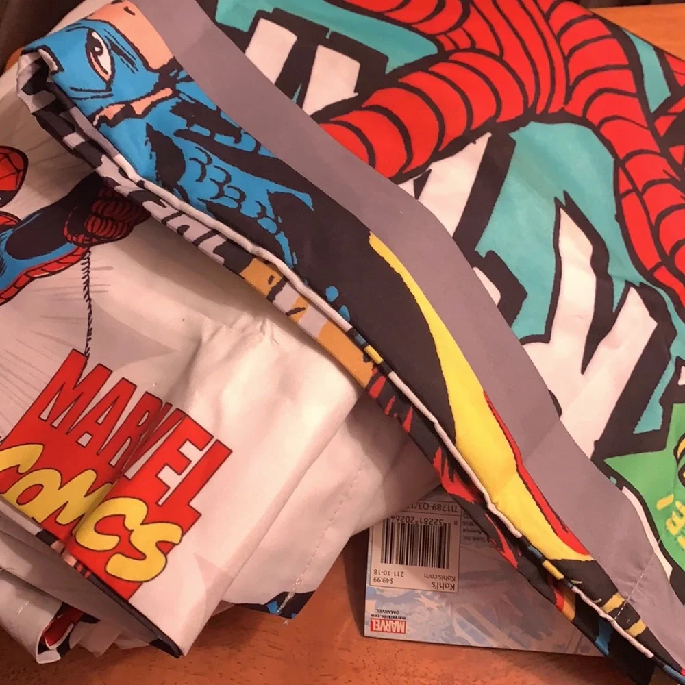 Marvel Comic Twin sheet set NEW original packaging microfiber